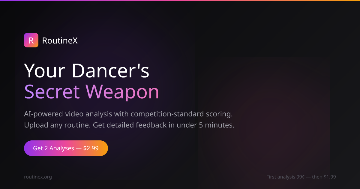 RoutineX — AI-Powered Dance & Cheer Video Analysis